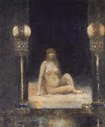 Fernand Khnopff Of Animality oil